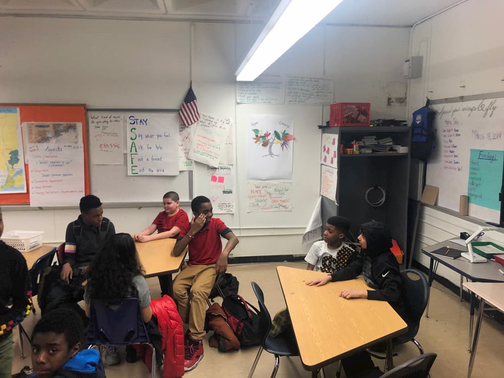 Kids in classroom